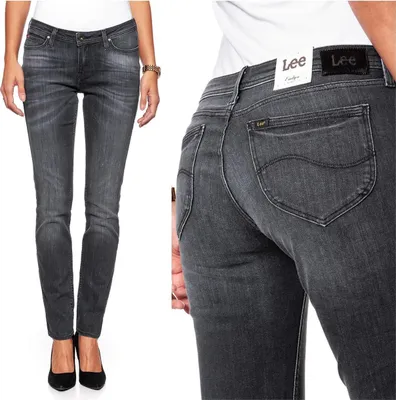 Obrázek produktu pro LEE, dámské džíny, rovný střih, EMLYN, W28 L33, šedé, džíny, baggy jeans, buggy