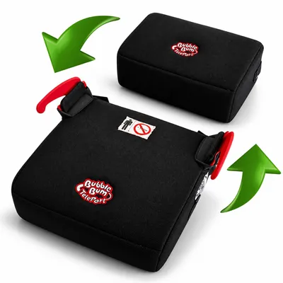 Image de BubbleBum Siège auto portable sans dossier, noir