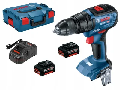 Image de Bosch Perceuse à percussion 18V 50/24Nm 2 X 5.0Ah Brushless Gsb 18 V-50