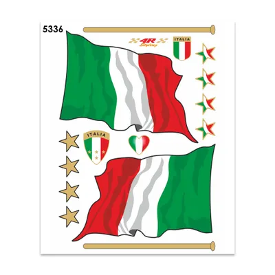 Image de Autocollant Drapeau Italie 35 x 25 cm