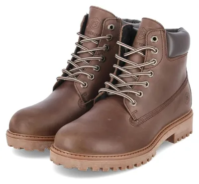 Zdjęcie produktu dla Buty zimowe męskie Lumberjack RIVER 2, kolor brązowy, wykonane ze skóry i materiałów syntetycznych, rozmiar: 43