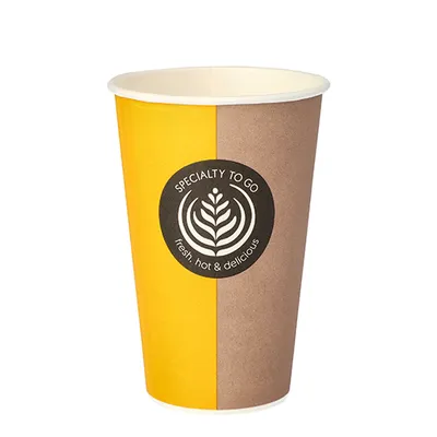 Produktbild von 20000 Pappbecher für Heißgetränke, 0,3 l mit Motiv "To Go" Kaffee Becher