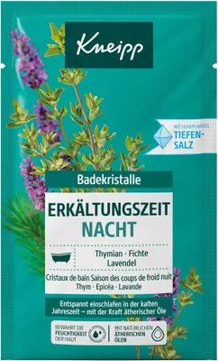Zdjęcie produktu dla Kneipp Kryształki do kąpieli na zimną noc 60 g