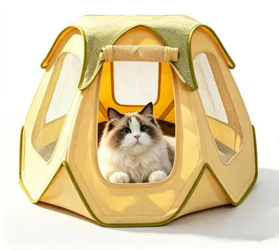 Katzentransporttasche Flugreise, stabiler Griff, 70x80x28 cm, beige