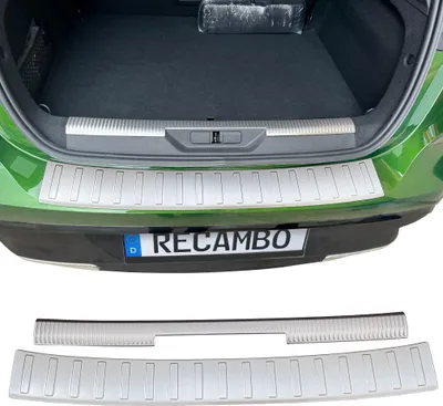 Produktbild von Ladekantenschutz Edelstahl innen + außen matt passend für Peugeot 308 III Schrägheck | BJ ab 2021>
