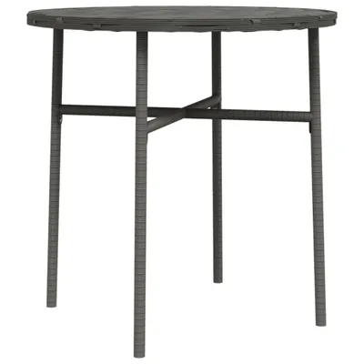 Produktbild von vidaXL Beistelltisch Grau 45 cm Poly Rattan
