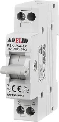 Produktbild von Wahlschalter Umschalter 1-0-2 25A 1-polig Reiheneinbau
