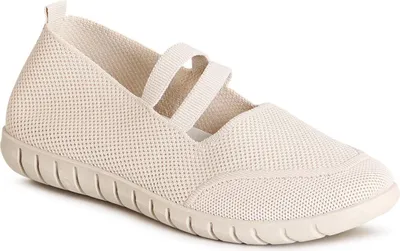 Produktbild von topschuhe24 3082 Damen Halbschuhe Sportliche Ballerina, Farbe:Beige, Größe:40 EU