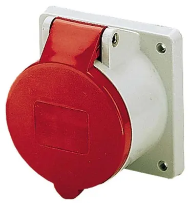 Immagine prodotto di Presa a muro Mennekes TA 32A,5p,6h,400V,IP44 1276