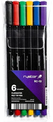 Produktbild von Rystor RC-10 Filzstifte 6 Farben