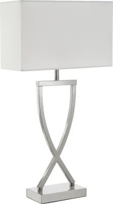 Produktbild von tectake® Tischleuchte Avina modernes Design, blendfreies Licht 27 x 12 x 51,5 cm