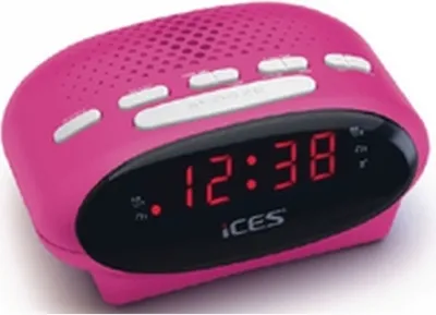 Produktbild von LENCO ICR-210 FM-Uhrenradio & Radiowecker. pink