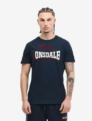 Produktbild von Lonsdale London T-Shirt Herren ELTON navy Streetwear 100% Baumwolle L