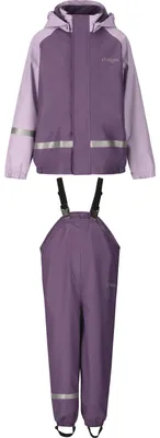 Produktbild von ZIGZAG Regenanzug (Set, 2-tlg.) Augus mit wärmendem Fleece-Futter 4411 Grape Compote 116
