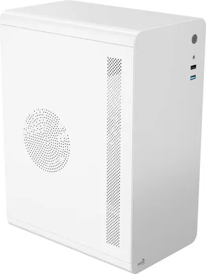 Produktbild von Aerocool CS110, Mini Tower, PC, Weiß, micro ATX, Mini-ITX, SPCC, Stahl, Heimbüro