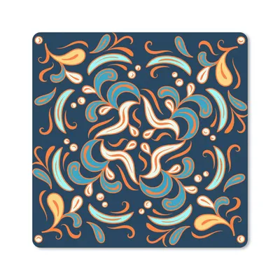 Produktbild von MuchoWow® Mauspad Mousepad Blätter - Farben - Muster 30x30 cm - Mousepads - Maus Mat - Pad - Mausunterlage - Gaming