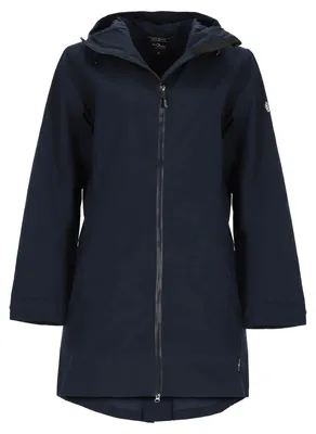 Produktbild von Blue Wave Damen Funktionsparka Nicci mit verstellbarer Kapuze - Funktionsjacke wasserdicht, winddicht, atmungsaktiv in Marine Größe 50