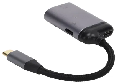 Image de Adaptateur USB-C vers Mini DisplayPort 1.4/3.1 avec recharge rapide pour projecteur, téléviseur et écran