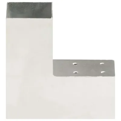 Produktbild von vidaXL Pfostenverbinder L-Form Verzinktes Metall 71 x 71 mm