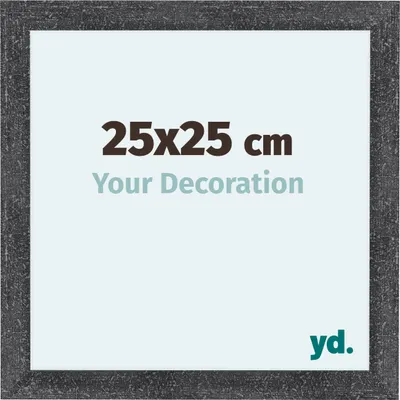 Produktbild von Bilderrahmen, 25x25 cm, Grau Gewischt, MDF, Como