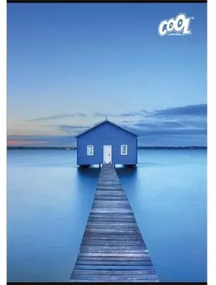 Zošit, A4, štvorčekový, 32 listov, COOL BY VICTORIA "Silent Blue", "87-32"