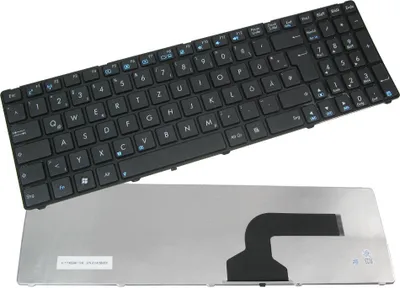 Produktbild von Trade-Shop Laptop-Tastatur Deutsch QWERTZ für Asus N73 N73J N73JF N73JG N73JN N73JQ P52 P52F P52JC P53 P53E P53SJ Pro 51F (Deutsches Tastaturlayout)