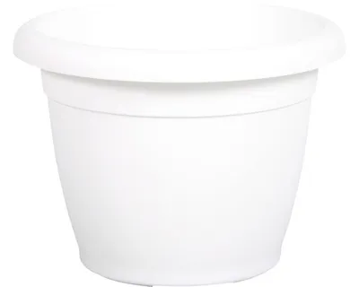 Image de Pot de fleurs en plastique Naxos Ø 60 cm blanc