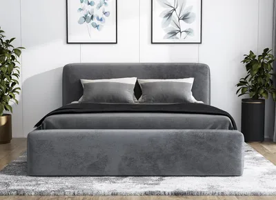 Produktbild von Polsterbett LUMO 160 x 200 plus Matratze und Bettkasten. Möbel vom Hersteller- Handarbeit! Bett Komplett-Set mit Matratze,Bettkasten, Lattenrost & Kopfteil. Modern und robust. Elegantes Bett mit massives Kopfteil und kristallähnlichen Knöpfen.