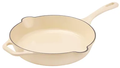 Obrázok produktu pre Liata panvica s emailovaným povrchom, vhodná na indukciu, priemer 28 cm. Bez PTFE a . Farba: biela