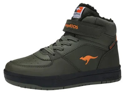 Produktbild von Kangaroos Uni Kinder K-cp Bound Mid Ev Sneaker, Military Green Flame, 38 EU