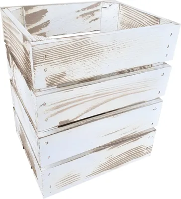 Produktbild von Lermowood Holzkisten 25 x 20 x 30cm Vintage Dekokisten aus Holz Holzkiste Regalkiste Weinkiste