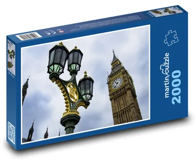 Zdjęcie produktu dla Puzzle 2000 Londyn, Big Ben i latarnia - martinpuzzle