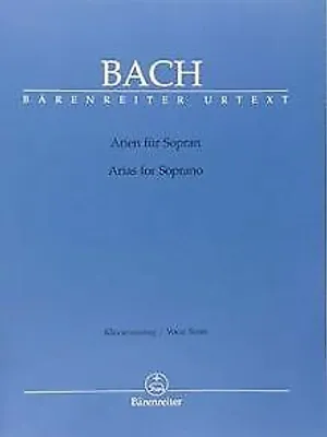 Produktbild von Das Arienbuch Arien aus den Kantaten für Sopran und Klavier (dt/en) mit englischem Begleitheft