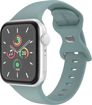 Produktbild von imoshion Silikon-Armband⁺ für Watch Series 1 t/m 11 / SE / Ultra (44/45/46/49 mm) - Größe M/L - Cactus