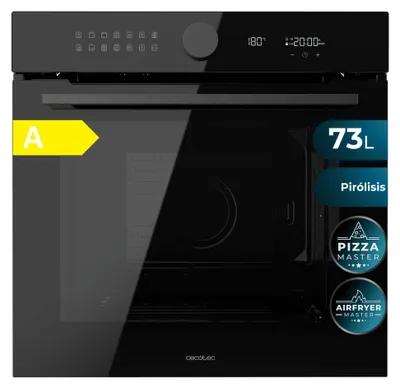 Produktbild von Cecotec Pyrolyse Backöfen Bolero Hexa P516000 Glass Black A