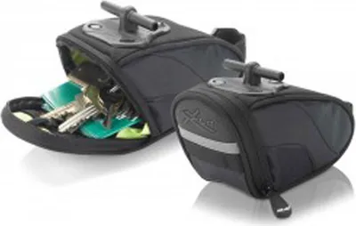 Produktbild von XLC Satteltasche BA-S44 17x8x11cm 0,60 ltr, schwarz/anthrazit