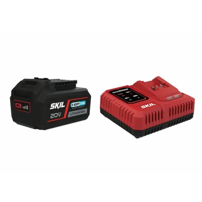 Produktbild von Skil 20V Starterkit, 1x3107AA 2,0 Ah Akku + 3122 AA 2,4 A Ladegerät