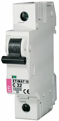 Produktbild von Leistungsschalter 1P C 32A ETIMAT10 ETI 002131719