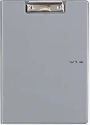 Immagine prodotto di Blocco da scrittura con clip Pastelini-A4, grigio