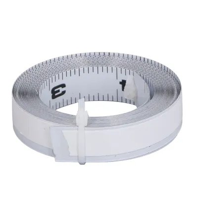Image de Mètre ruban autocollant en acier au carbone, 3,66 m (12 pieds), avec sens de mesure inversé, ruban de mesure pour établi