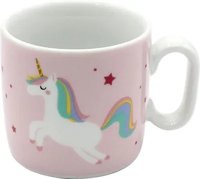 Obrázok produktu pre Porcelánový hrnček s uškom a jednorožcom, 150 ml