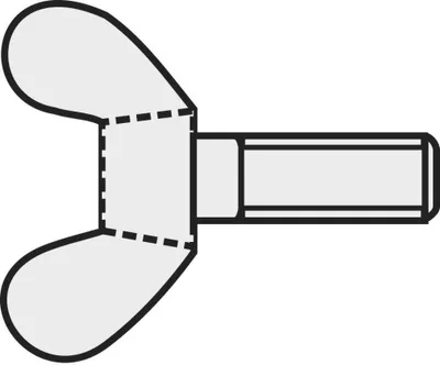 Zdjęcie produktu dla TOOLCRAFT 827811 Śruba skrzydełkowa M5 16 mm DIN 316 stal ocynkowana 10 szt.