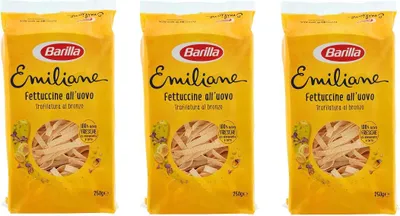 Produktbild von 3x Barilla Emiliane Fettuccine all'uovo n. 175 Nudeln mit ei 250g