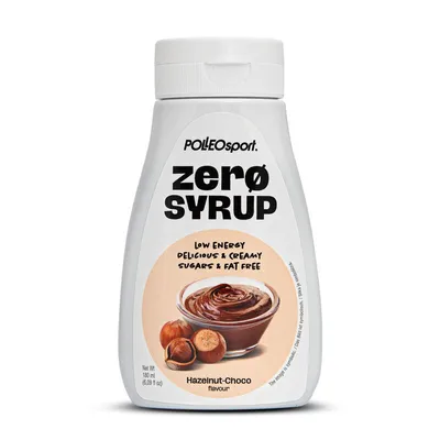 Produktbild von Polleo Proseries Zero Syrup, 180 ml - Hazelnut Chocolate