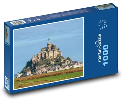Obrázek produktu pro Puzzle 1000 Mont Saint Michel - město, klášter - martinpuzzle