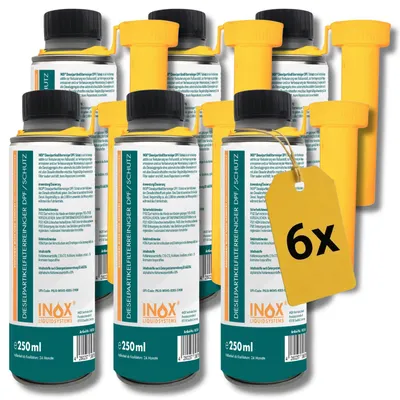 Produktbild von INOX® Dieselpartikelfilter Reiniger Additiv (DPF) 6x 250ml - Rußfilter System