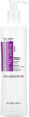 Image de Fanola, No Yellow, Extra Violet Pigment, Hair Treatment Cream Mask, For Strengthening, 350 ml