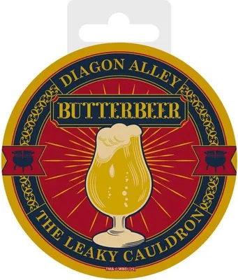 Productafbeelding van Harry Potter keramische onderzetters, "Butterbeer"