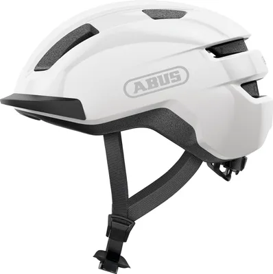 Produktbild von ABUS Fahrradhelm PURL-Y – geeignet für E-Bike und S-Pedelec – stylisher NTA-Schutzhelm für Erwachsene und Jugendliche – Weiß, Größe M (54-58 cm)