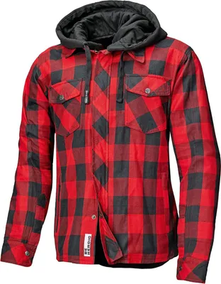 Produktbild von Held Lumberjack II Motorrad Textiljacke, schwarz/rot, XL